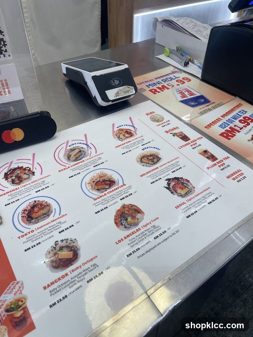 Maki Menu