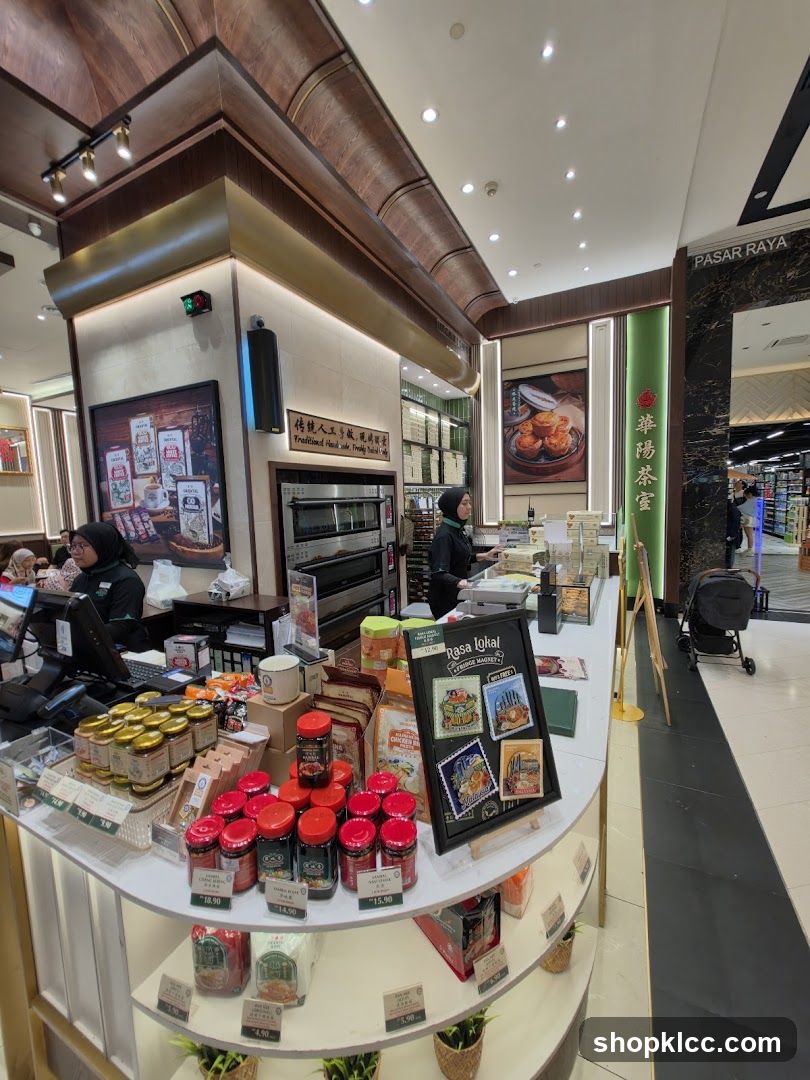 Store Interior with Food Products