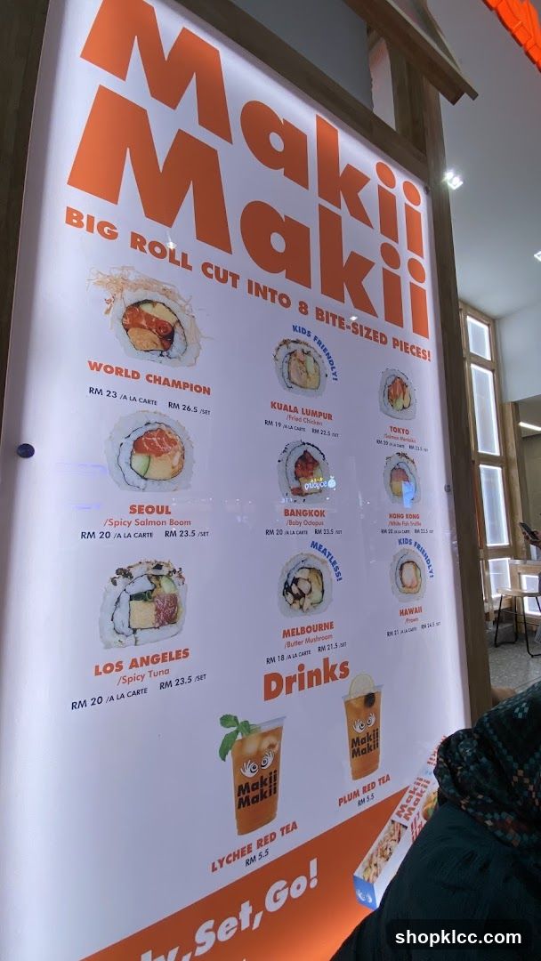 Maki Maki Menu