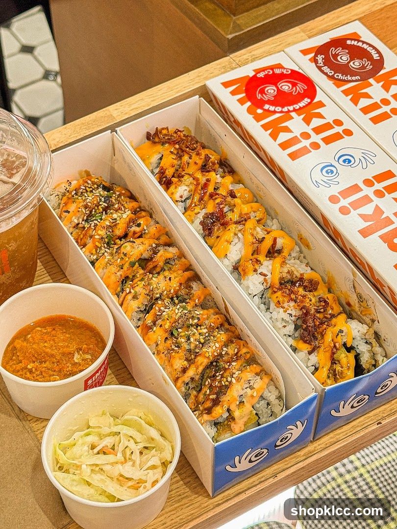 Sushi Rolls with Sides