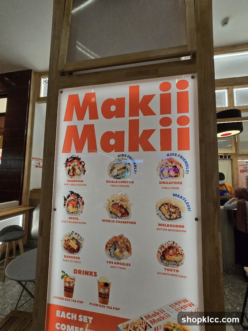 Makii Makii Menu