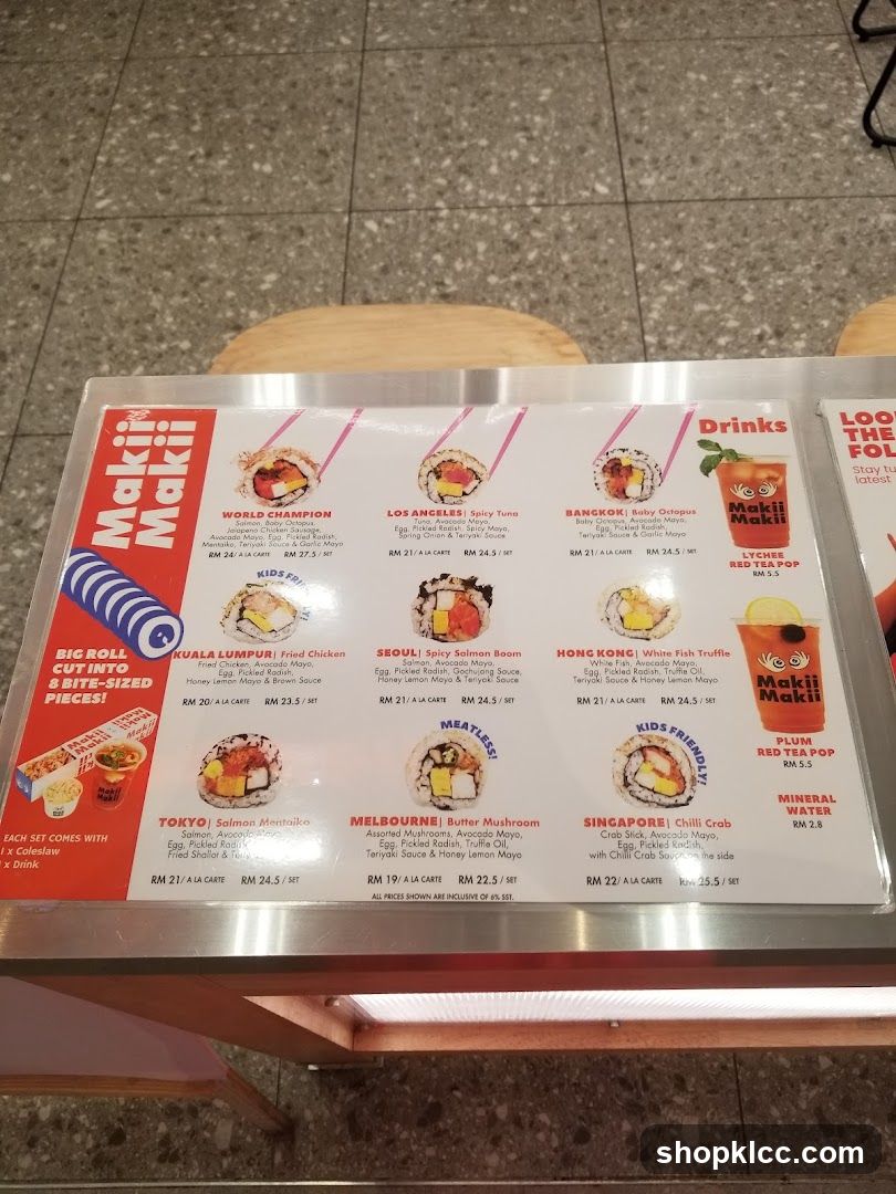Makii Makii Menu