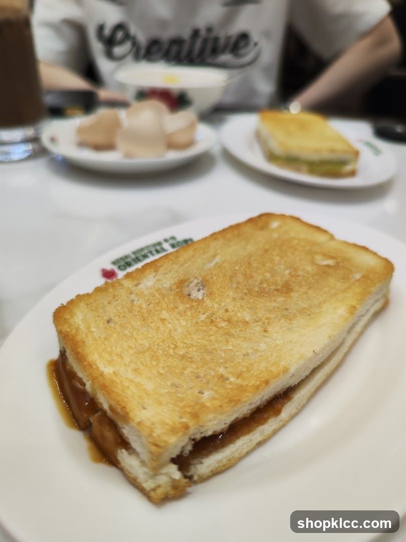 Toast with Kaya and Butter
