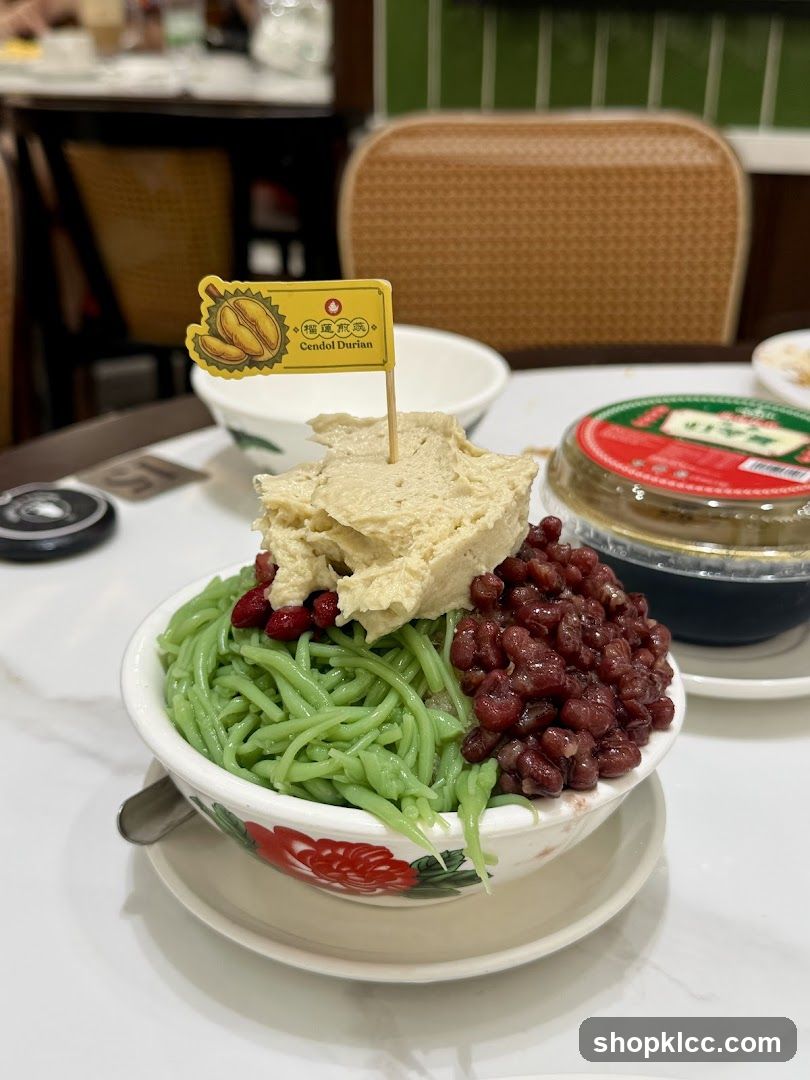 Cendol Durian Dessert