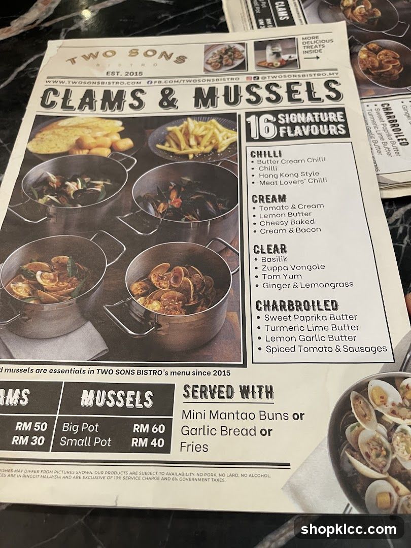 CLAMS & MUSSELS