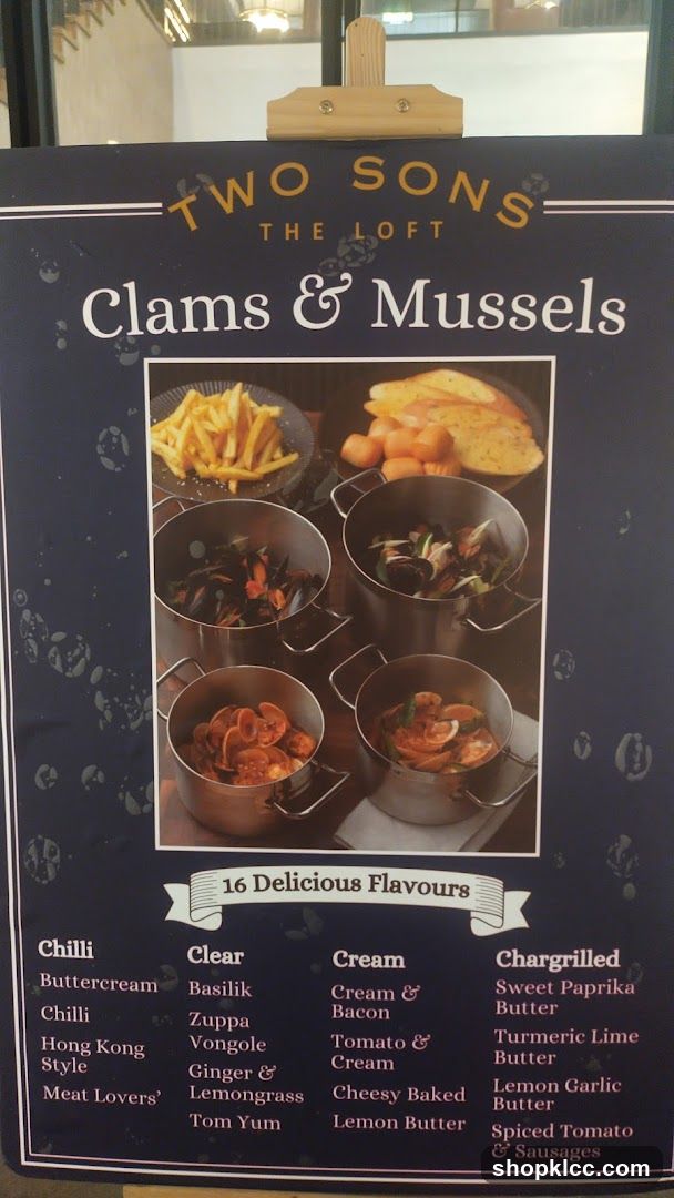 Two Sons The Loft Clams & Mussels