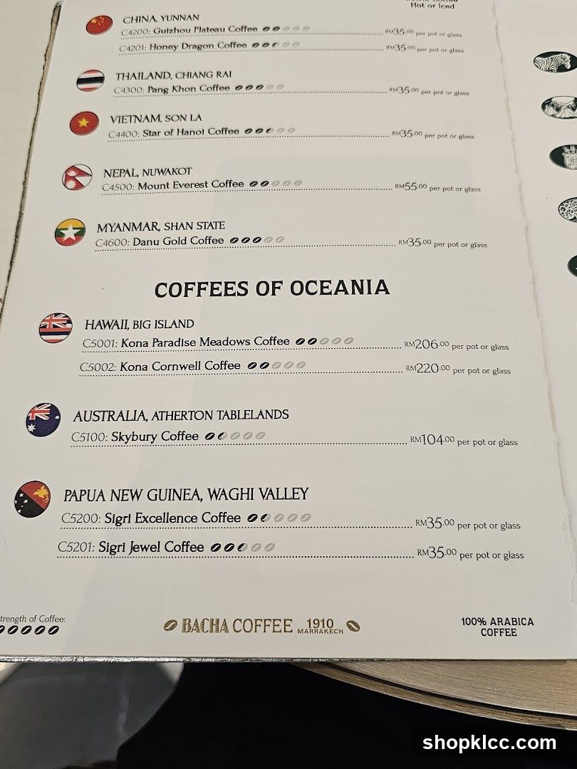COFFEES OF OCEANIA