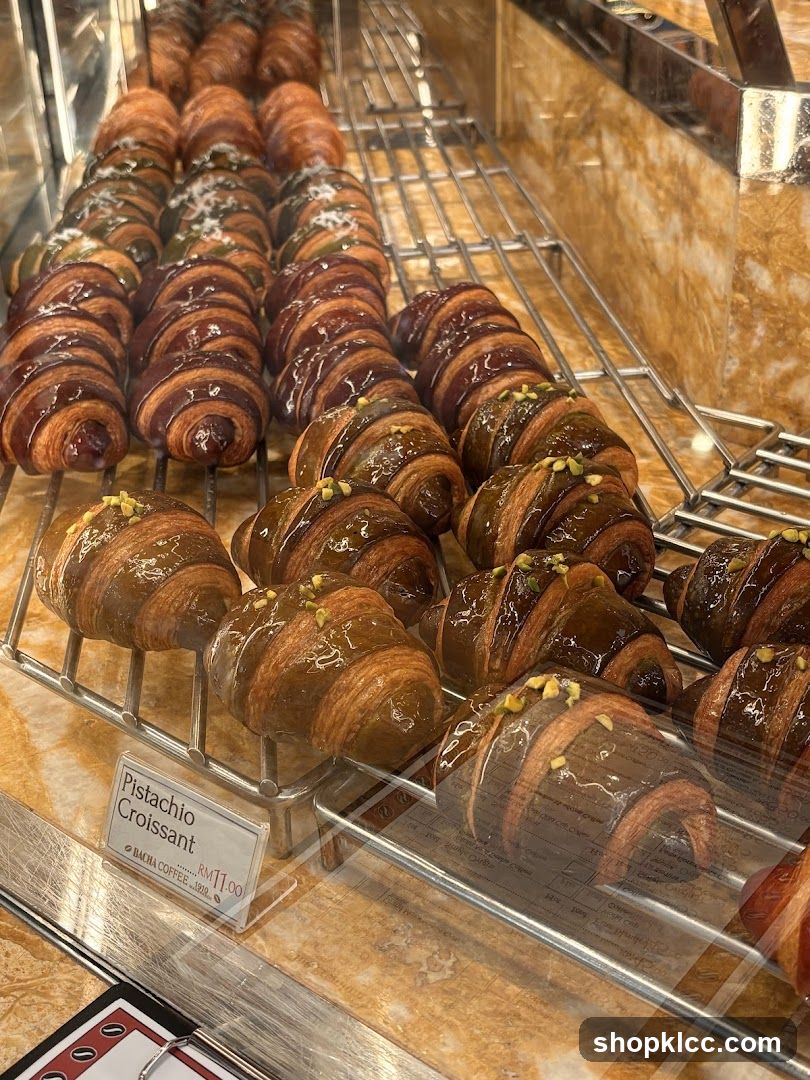 Croissants on Display