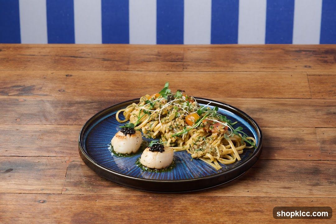 Scallops and Pasta