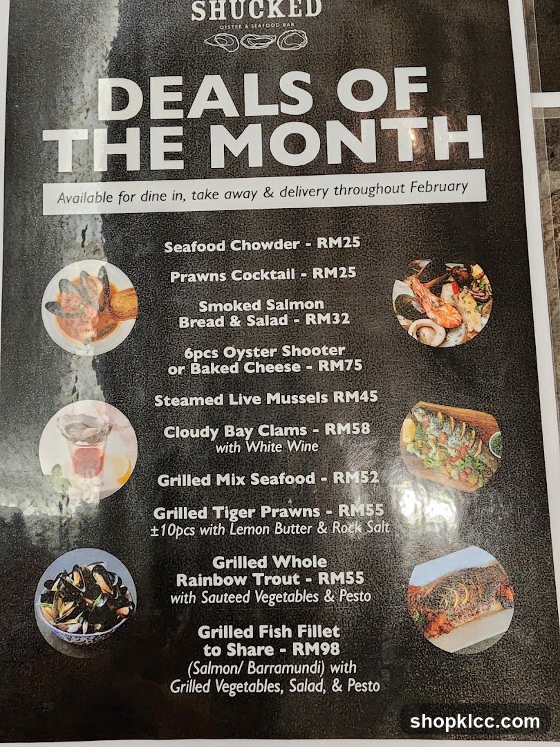 DEALS OF THE MONTH