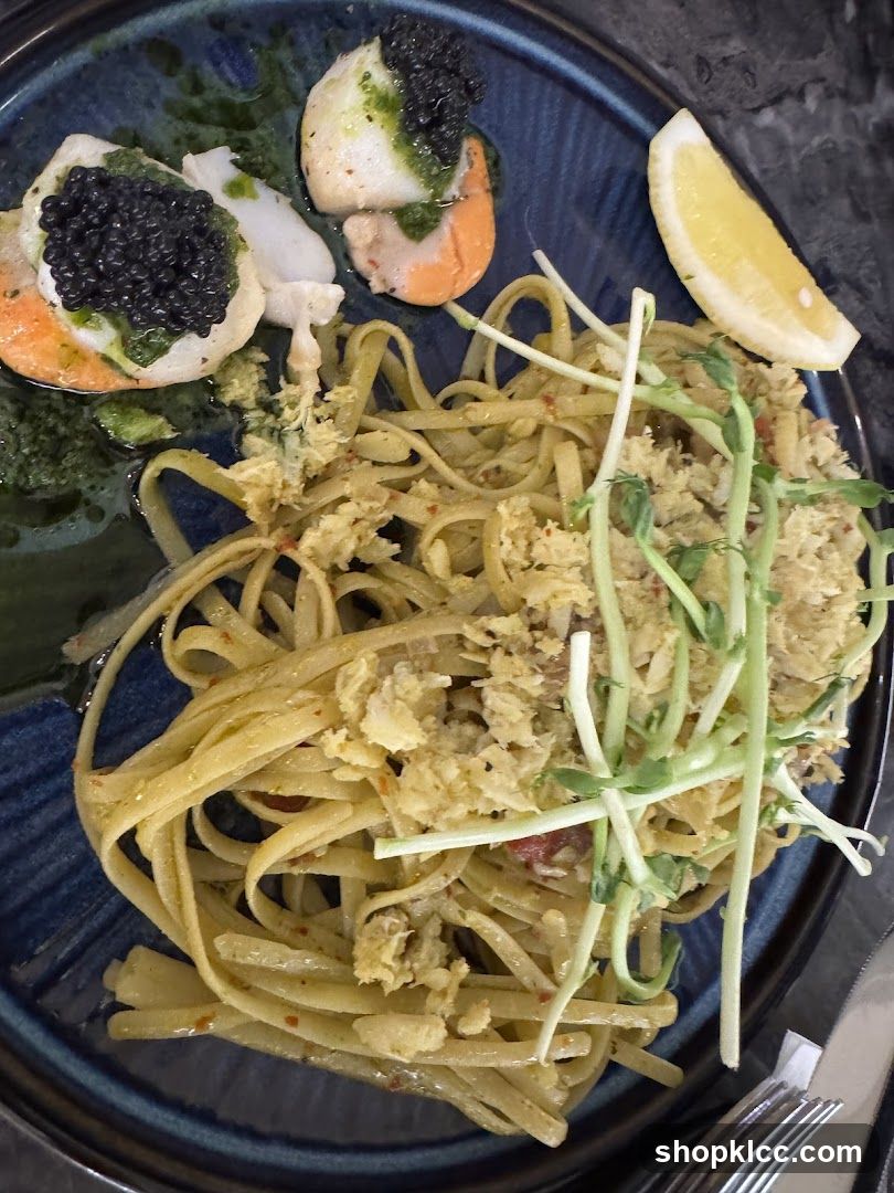 Scallops and Pasta Dish