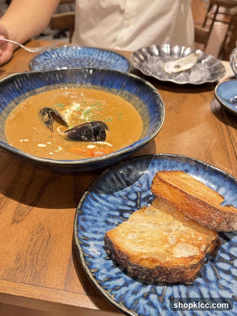 Seafood Soup and Bread