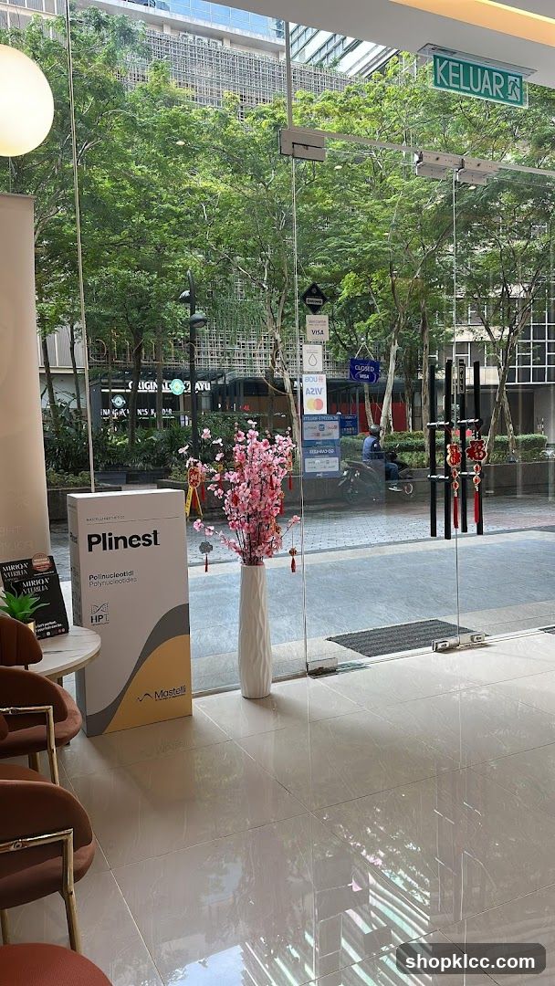 Interior View of a Business Entrance