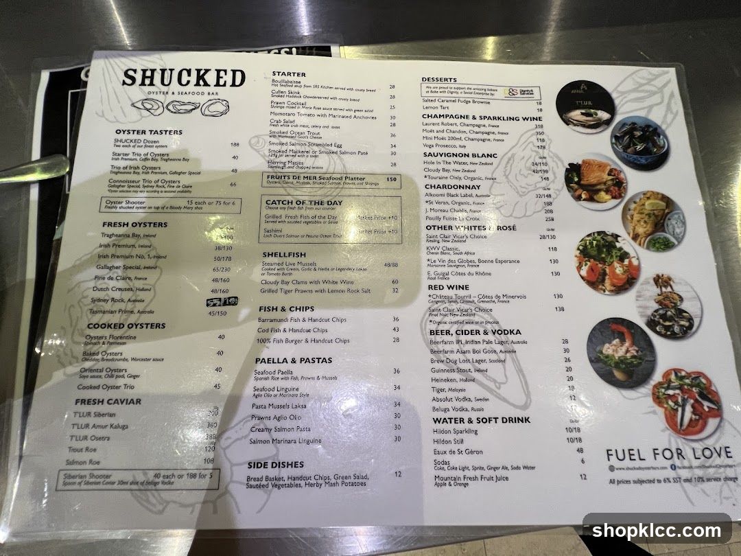 SHUCKED OYSTER & SEAFOOD BAR