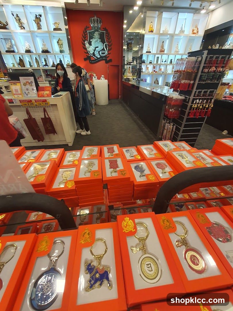 Store Interior with Feng Shui Items