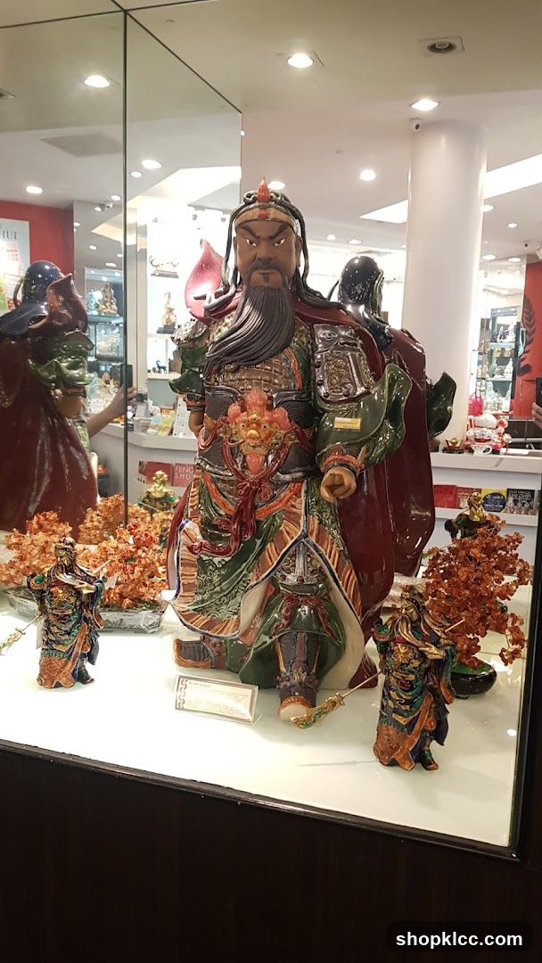 Warrior Statues Display