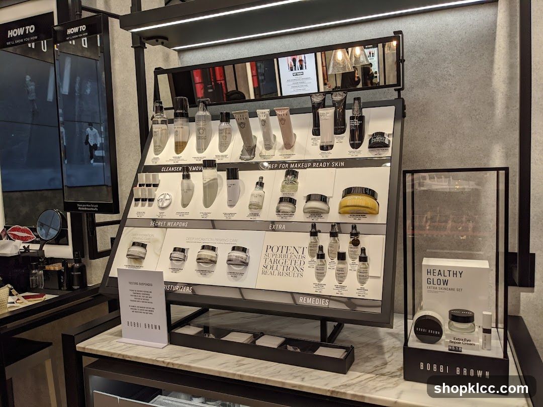 Bobbi Brown Skincare Display