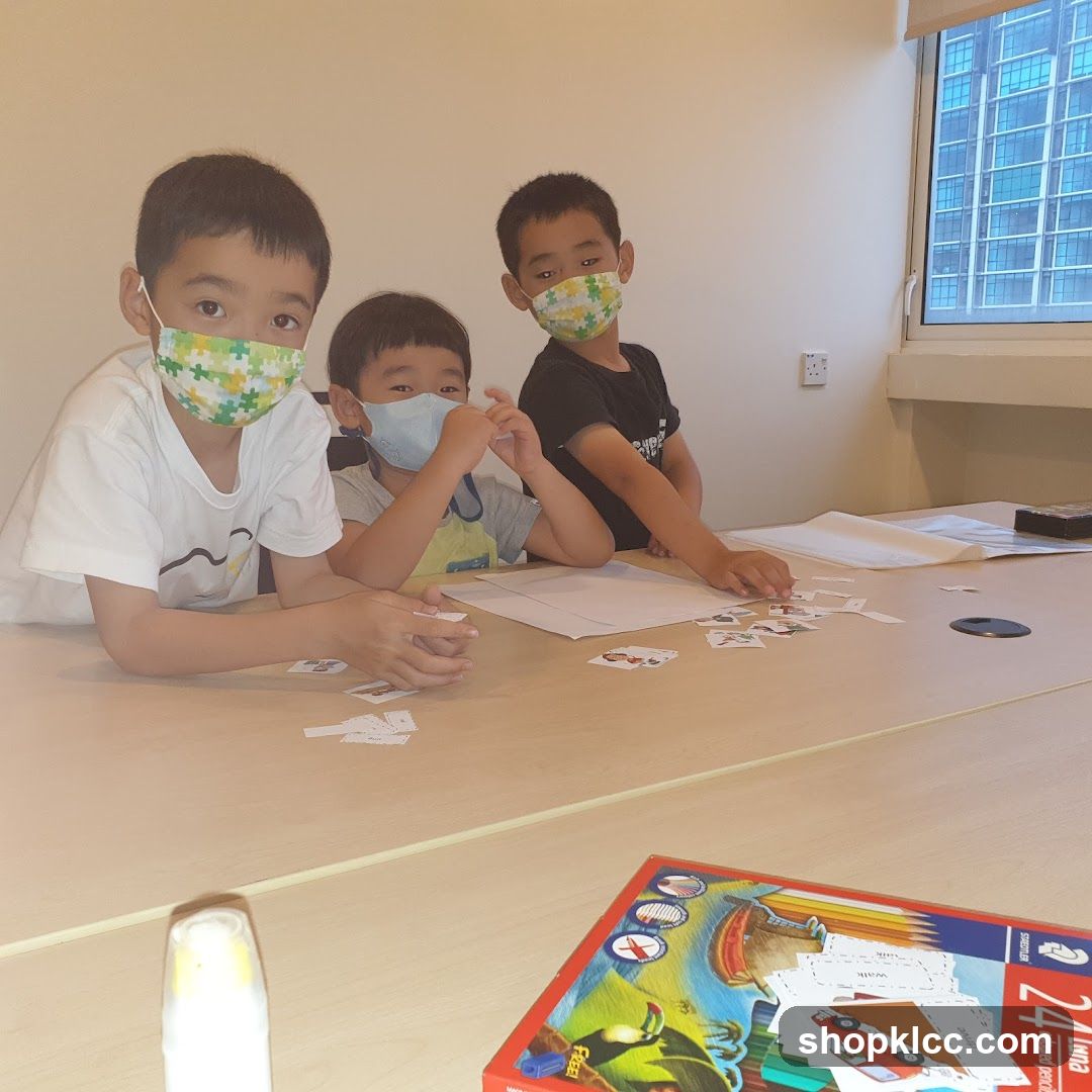 Children doing an activity