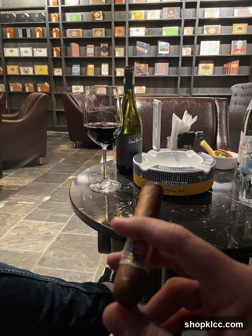 Cigar Lounge Ambiance