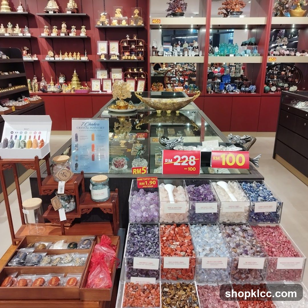 Crystal and Gemstone Display