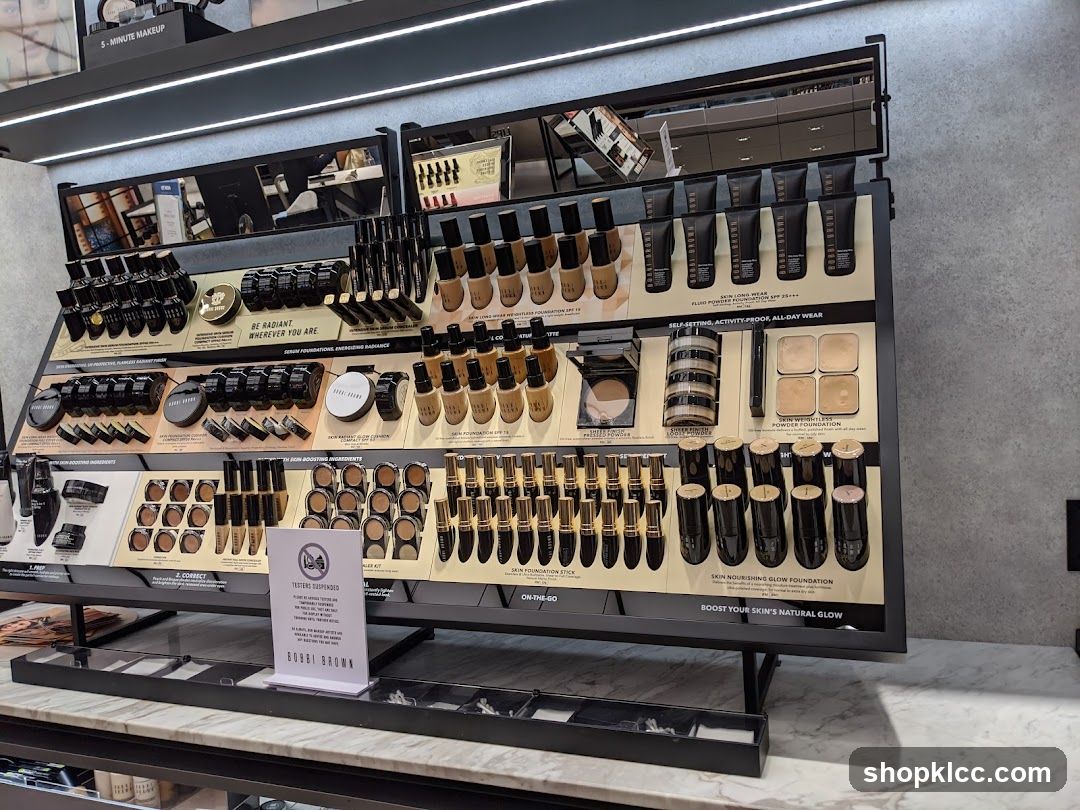 Bobbi Brown Makeup Display