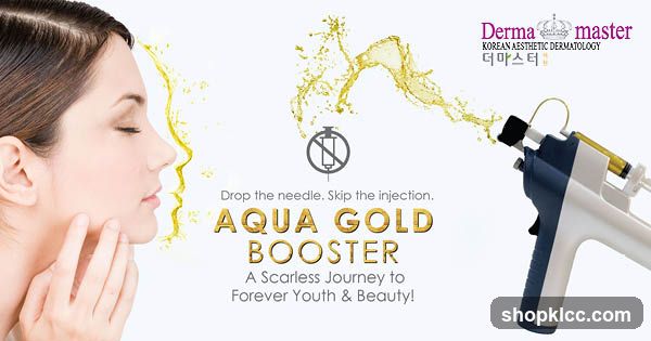 Derma Master Aqua Gold Booster Advertisement