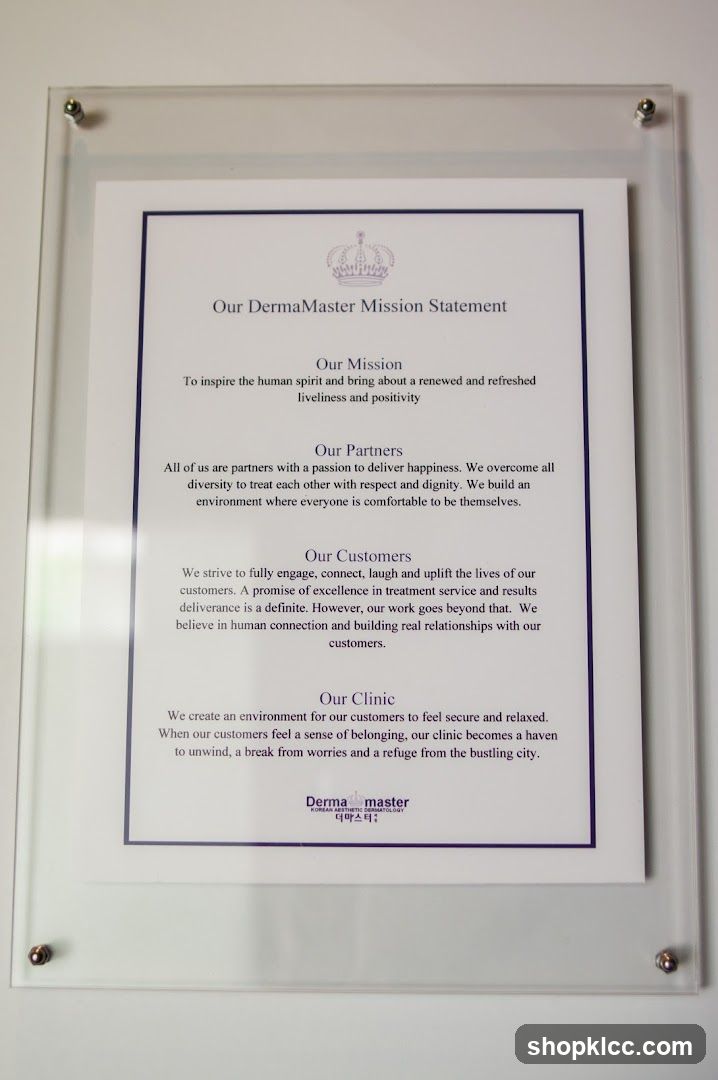 DermaMaster Mission Statement