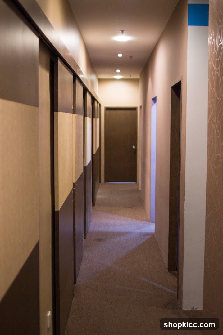 Hallway with Doors