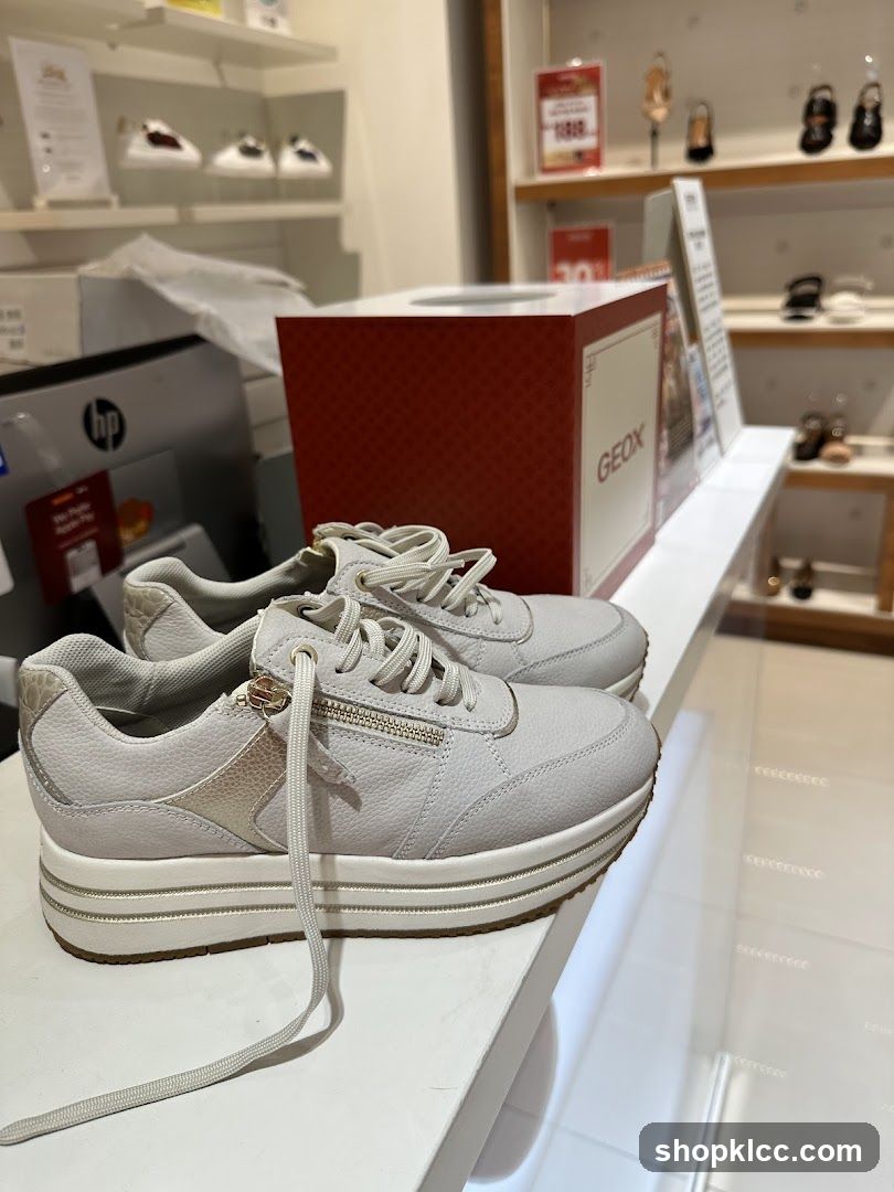 Geox Sneakers on Display