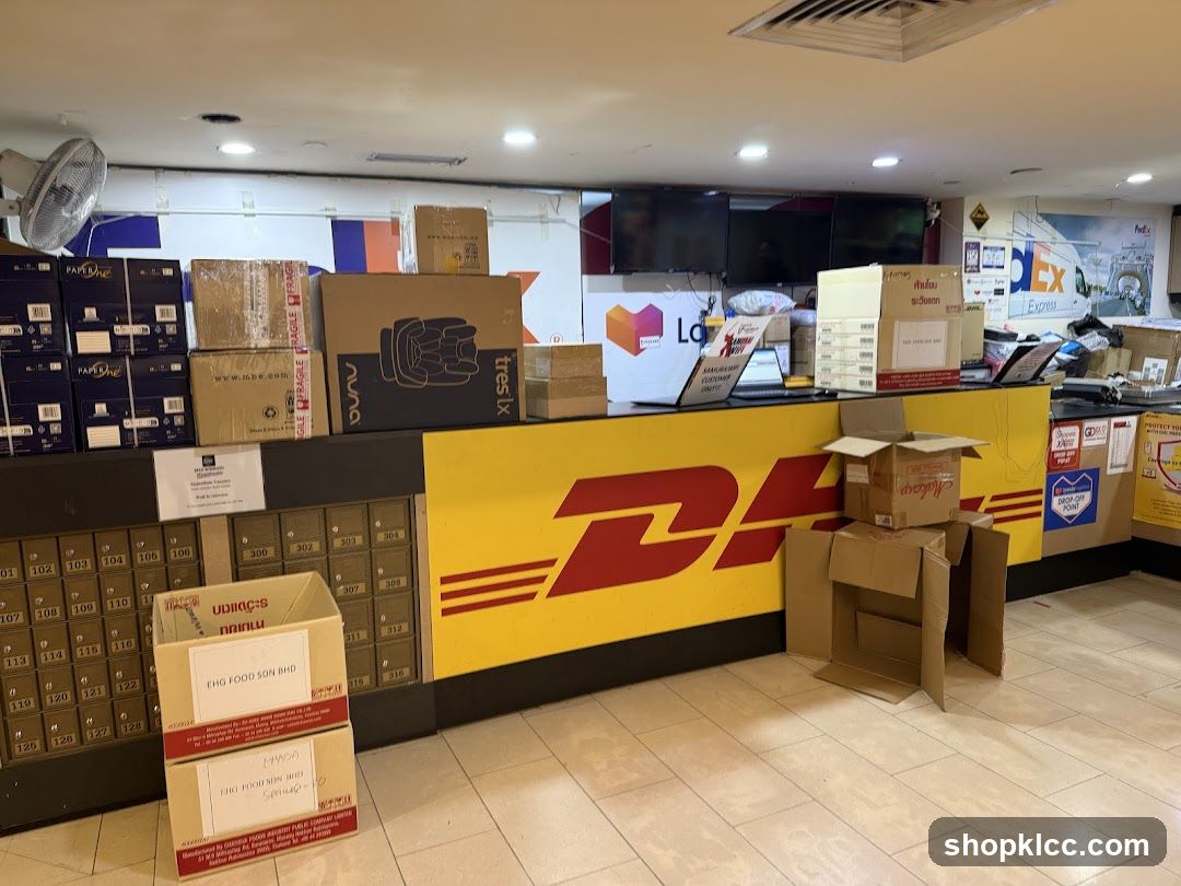 Shipping and Mail Service Counter