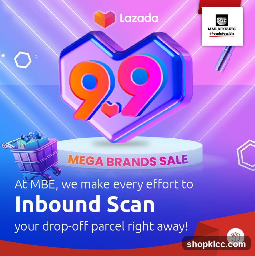 Lazada 9.9 Mega Brands Sale at MBE