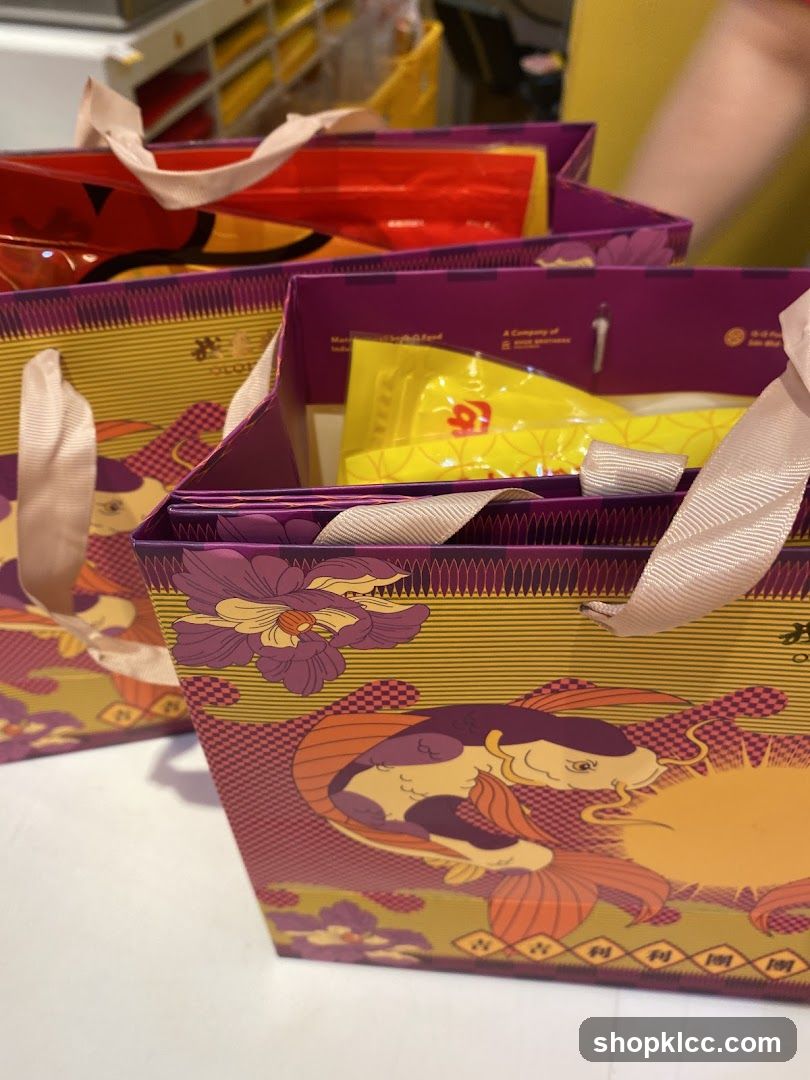 Gift Bags with Koi Fish Design
