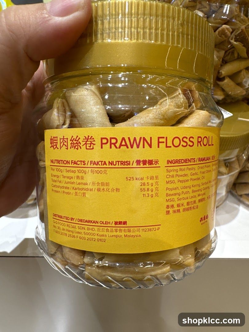 Prawn Floss Roll Packaging