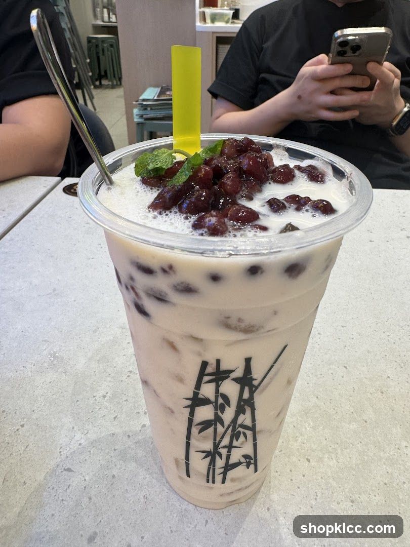 Red Bean Milk Tea