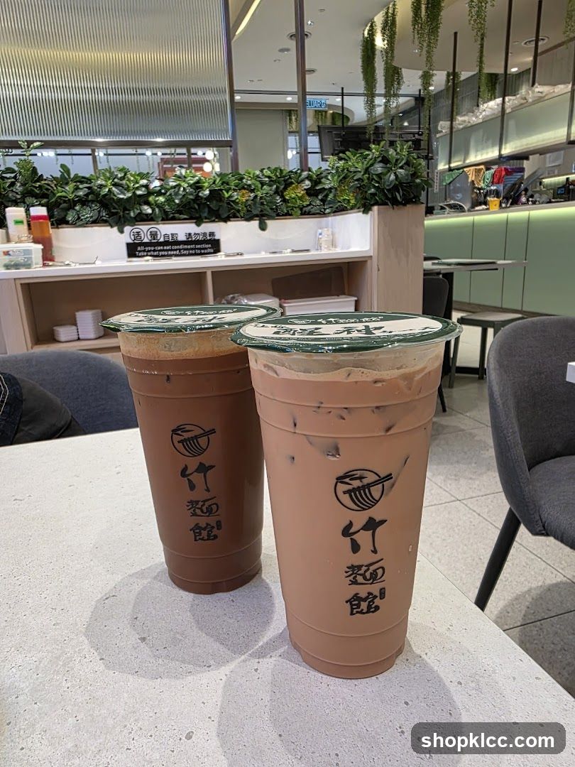 Two Iced Drinks
