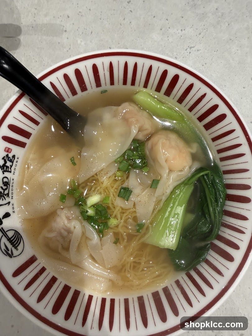 Wonton Noodle Soup