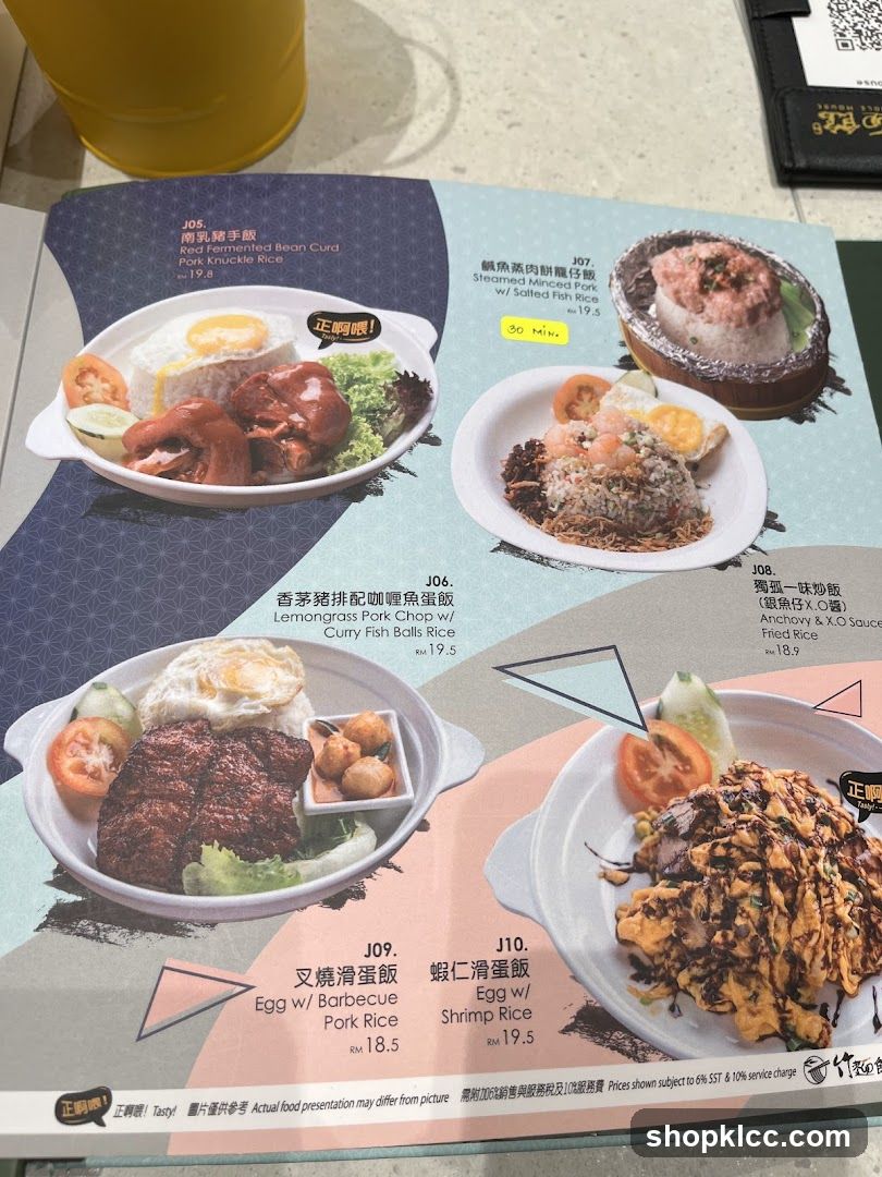 Menu Items