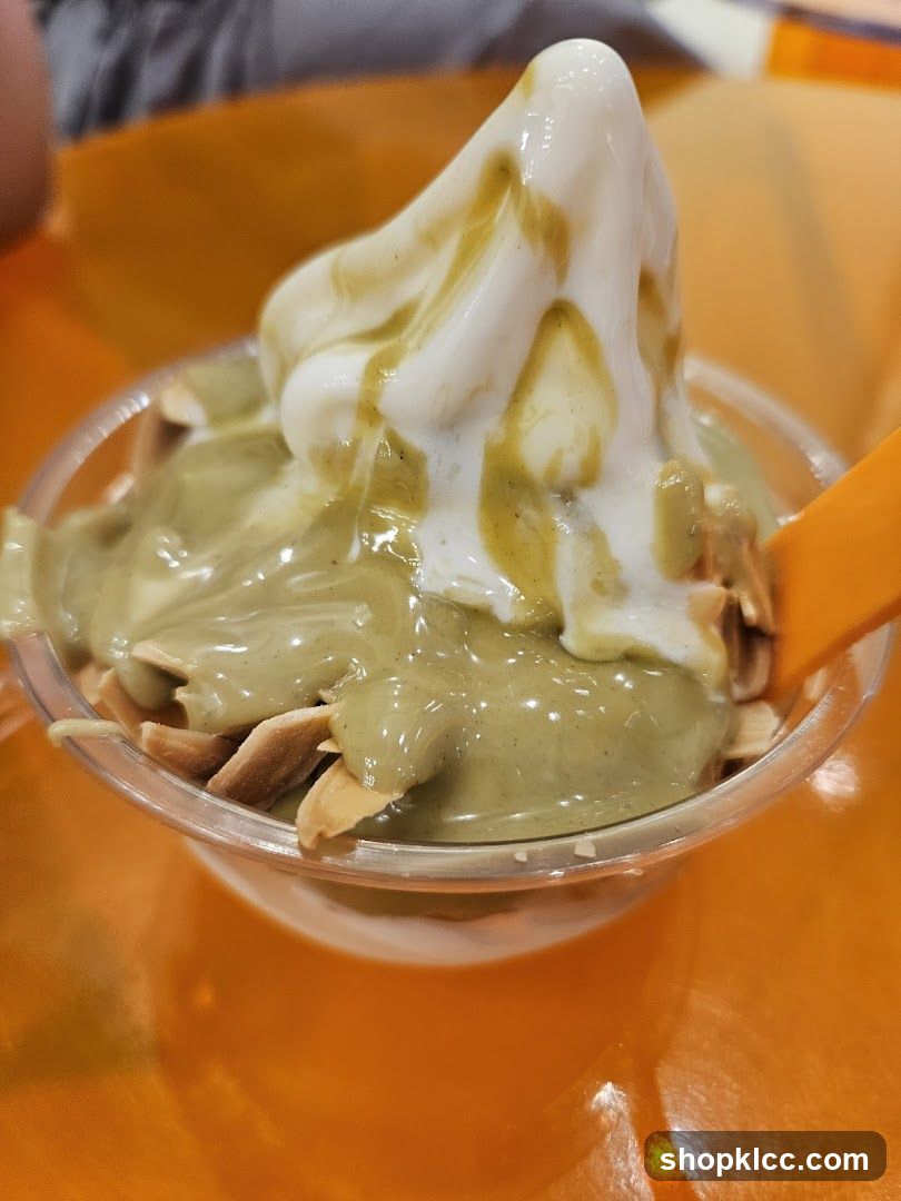 Soft Serve Ice Cream with Toppings