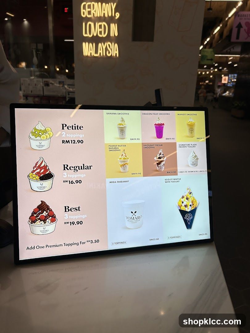 YOMARO Menu