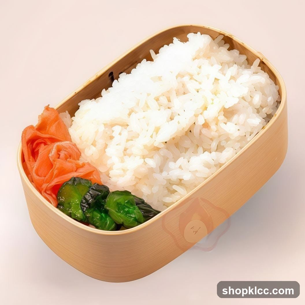 Bento Box with Rice and Pickles