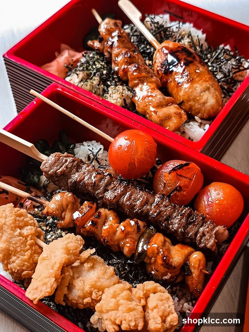 Bento Boxes with Skewers