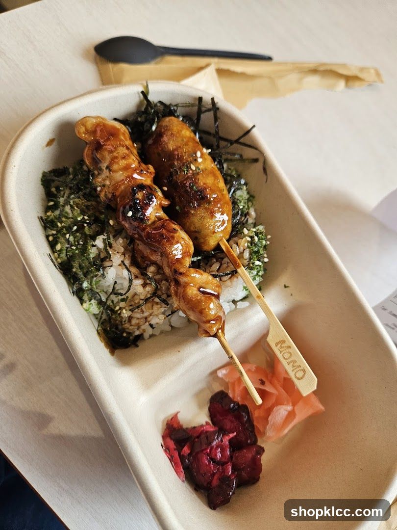 Chicken Skewers with Rice