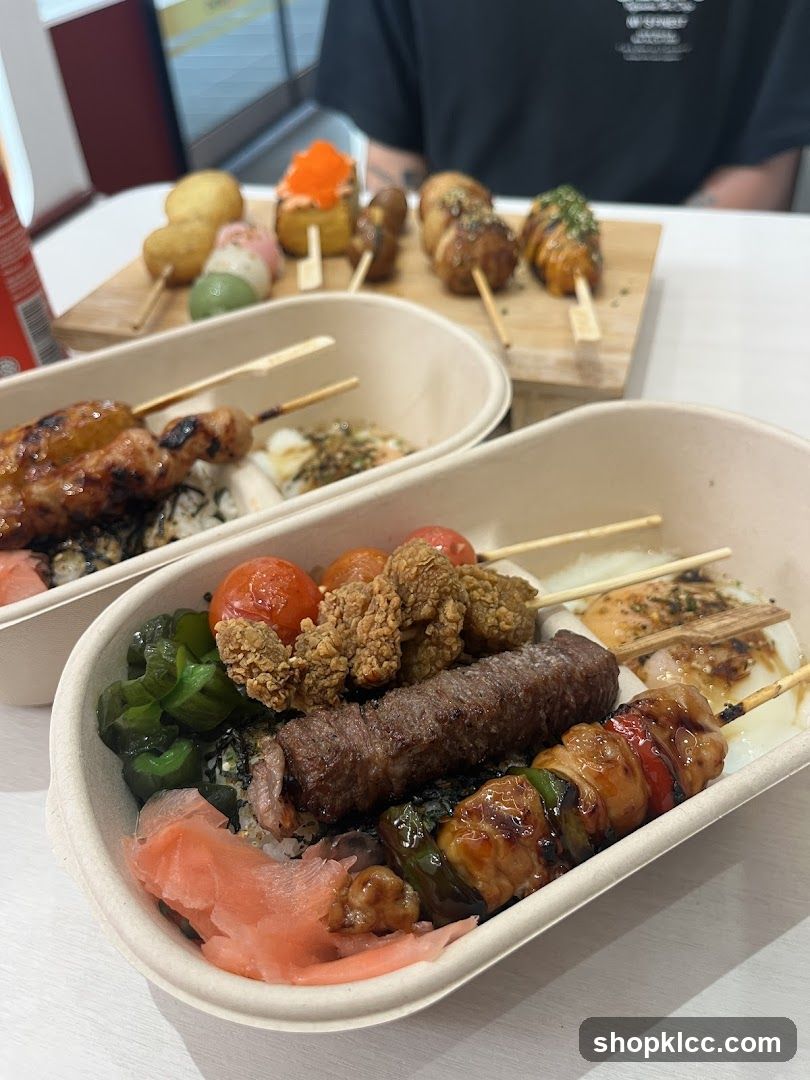 Bento Boxes with Skewers