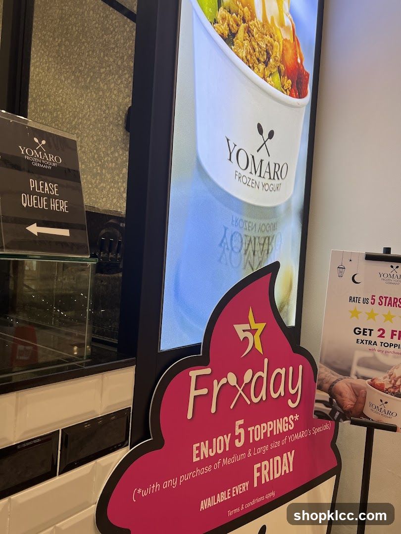 Yomaro Frozen Yogurt Promotion