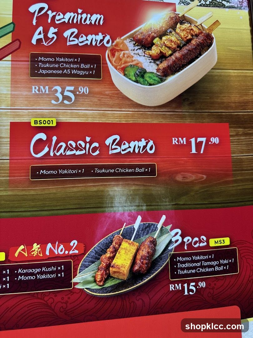 Bento Menu