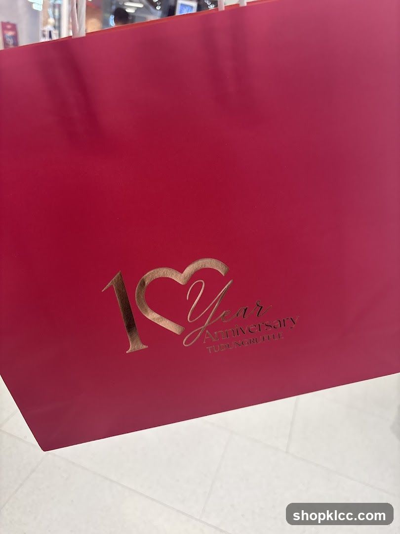 Shopping Bag with Anniversary Logo
