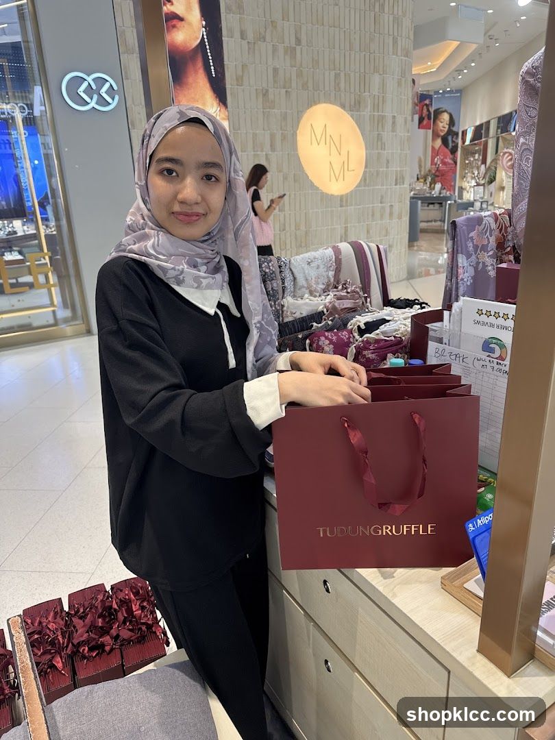 Woman holding shopping bags