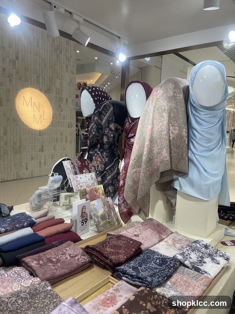 Display of Scarves and Hijabs