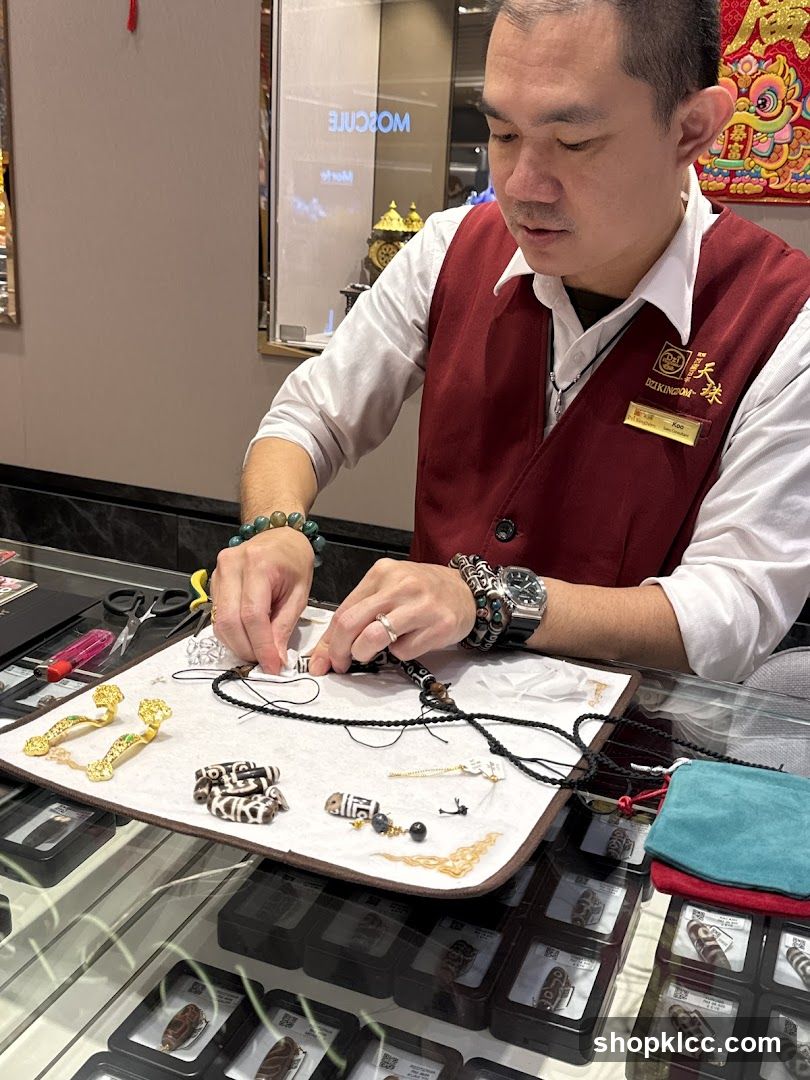 Jewelry Maker Assembling Bracelet