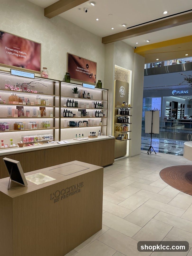 L'Occitane Store Interior